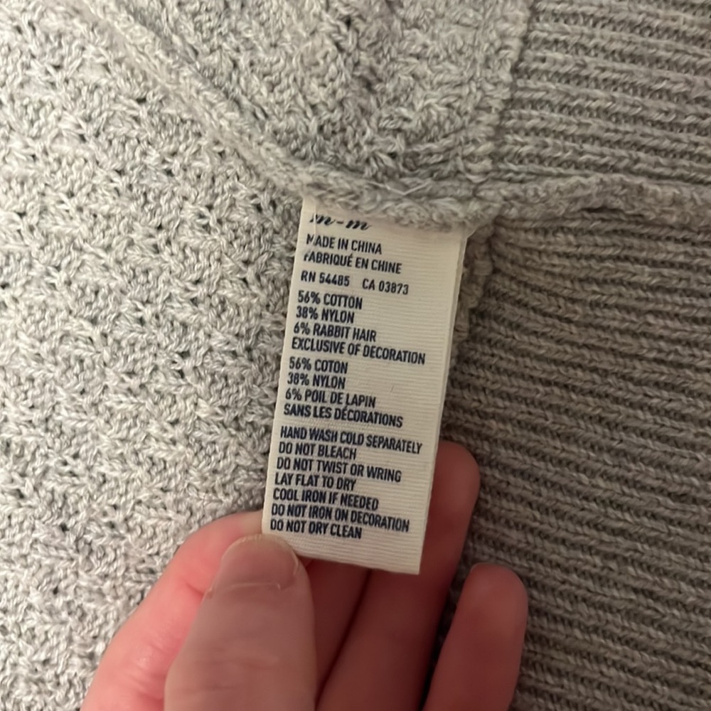 American Eagle Outfitters Gray Cardigan with Embellishments - Picture 6 of 6